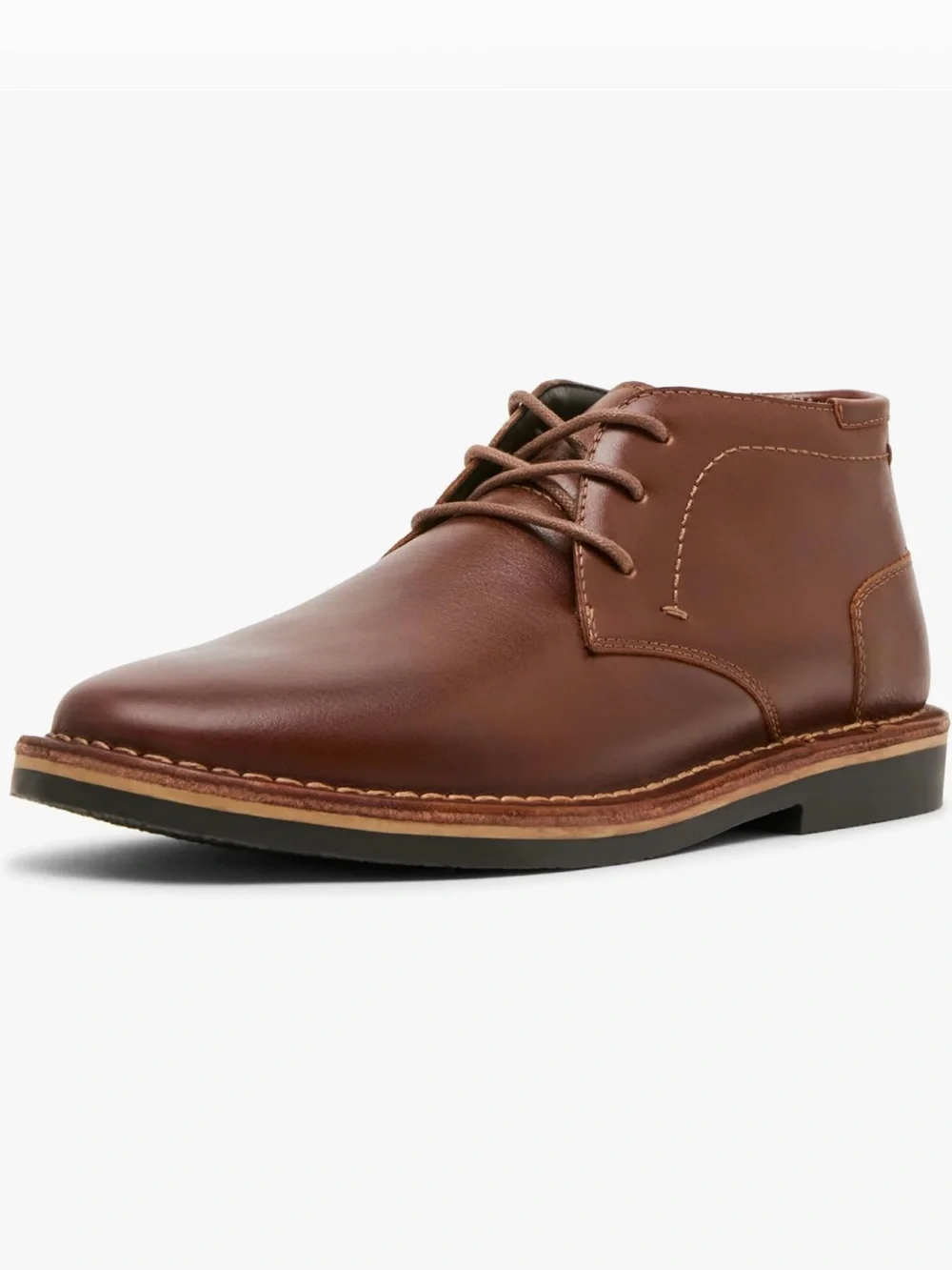 Steve Madden Harken Cognac Leather Chukka Boots Sz 11.5